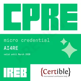 AI4RE micro-credential badge