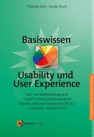 Book Cover - Basiswissen USability und User Experience