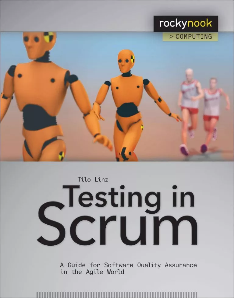 Cover of Testing in Scrum book by Tilo Linz